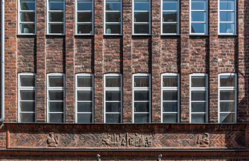 Statius von Düren (Werkstatt), Gesetz und Gnade, Brustbilder der Propheten Joel und Daniel (Foto: Jörg Schwarze)