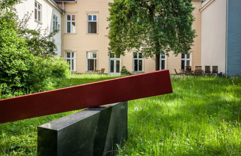 Gilbert Pink, Kreuzung von 71. Breiten- und Längengrad (Foto: Jörg Schwarze)