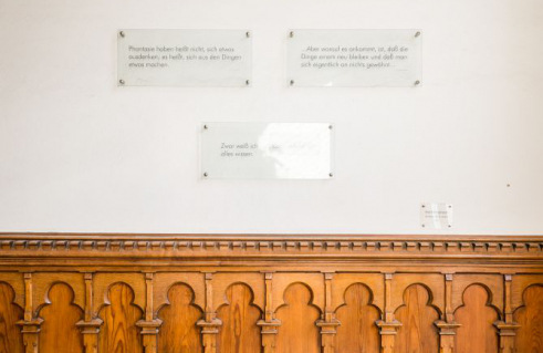 Ane Königsbaum, Am Anfang war das Wort und was bleibt in Erinnerung? (Foto: Jörg Schwarze)