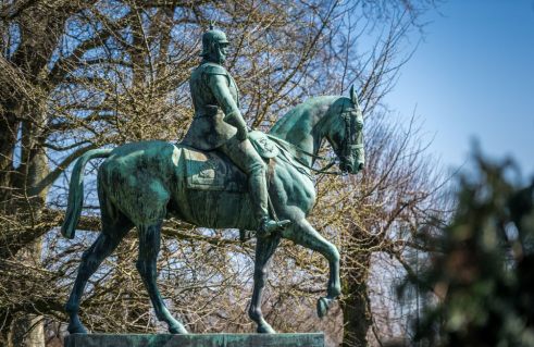 Louis Tuaillon, Reiterdenkmal Kaiser Wilhelm I. (Foto: Jörg Schwarze)