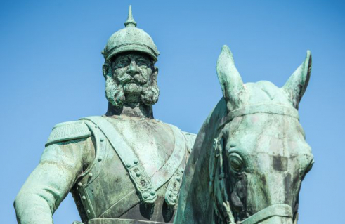 Louis Tuaillon, Reiterdenkmal Kaiser Wilhelm I. (Foto: Jörg Schwarze)