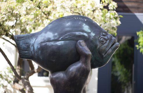 Günter Grass, Butt im Griff I (Foto: Jan Petersen)