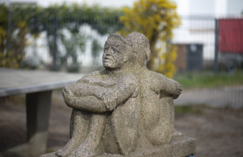 Unbekannter Künstler, Junge und Mädchen (Foto: Jan Petersen)