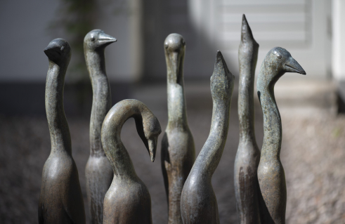 Günter Grass, Sieben Vögel (Foto: Jan Petersen)