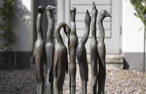 Günter Grass, Sieben Vögel (Foto: Jan Petersen)