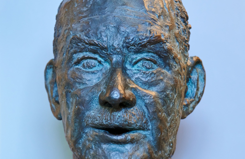 Gottfried Bermann Fischer, Büste Thomas Mann (Foto: Jörg Schwarze)