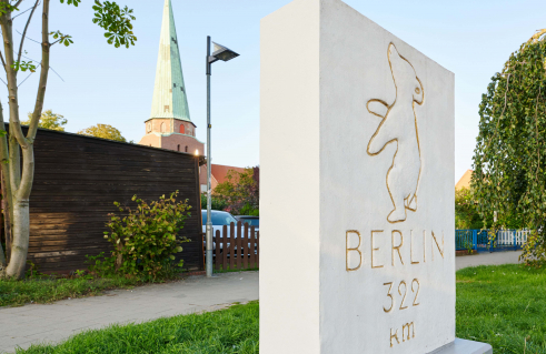Meilenstein Berliner Bär 322 km