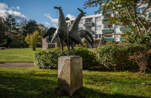 Karlheinz Goedtke, Zwei Hähne (Foto: Jörg Schwarze)